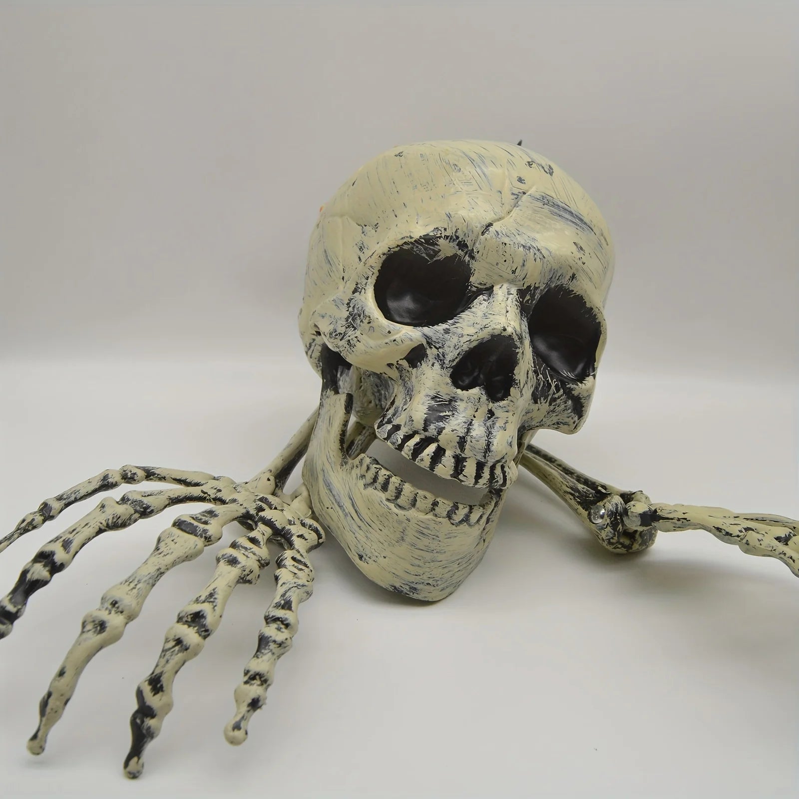Three piece Halloween Floor Decoration Skeleton Simulation Prop Ghost Garden Skeleton Three piece Decoration Set.